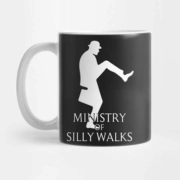 Ministry of Silly Walks white by chillstudio